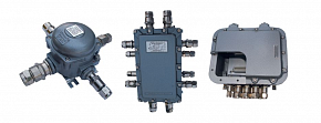 Коробка КЗПМ5-32/30-(Л-1БМ-М40)х3(D)-(Л-1БМ-М 40)х1-(Л-1БМ-М40)х1(С)-2ExeIIT5-В1,5