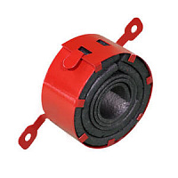 Проходка кабельная универсальная в составе противопожарной муфты «ОГНЕЗА-ПМ-К/50», цвет красный