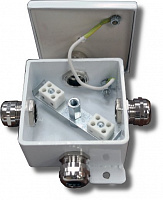 Коробка монтажная огнестойкая КМ-О(4к)-IP66 четыре ввода ABCD
