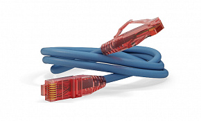 Патч-корд UTP, Cat.5е, LSZH, 1.5 м, синий (PC-LPM-UTP-RJ45-RJ45-C5e-1.5M-LSZH-BL)